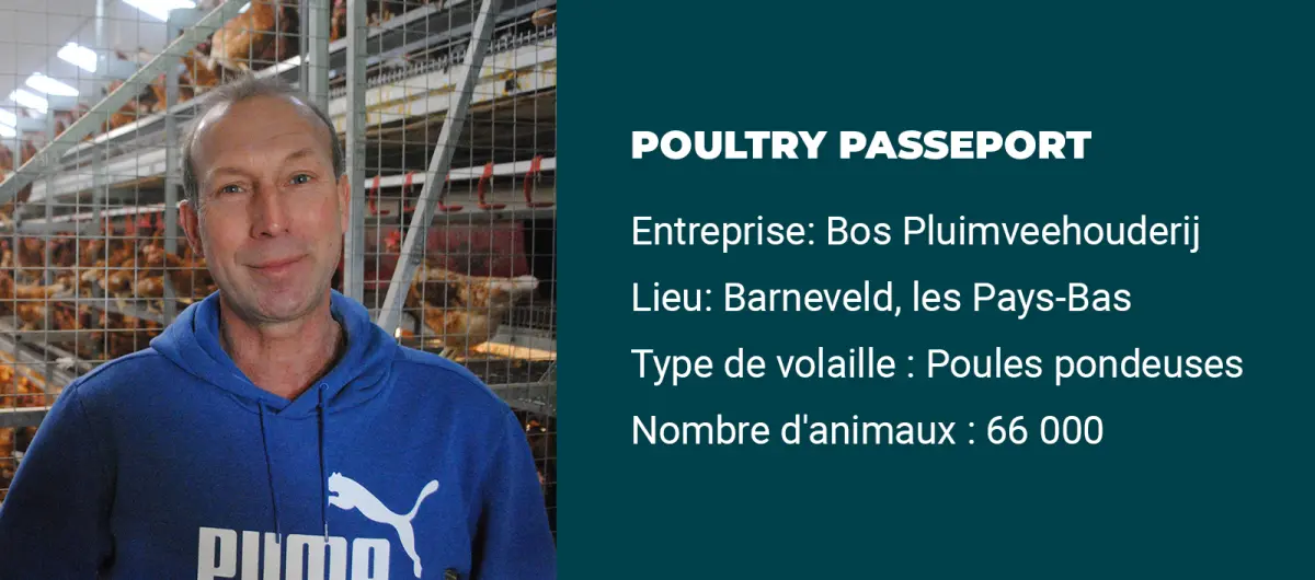 Éleveur de poules pondeuses Theo Bos